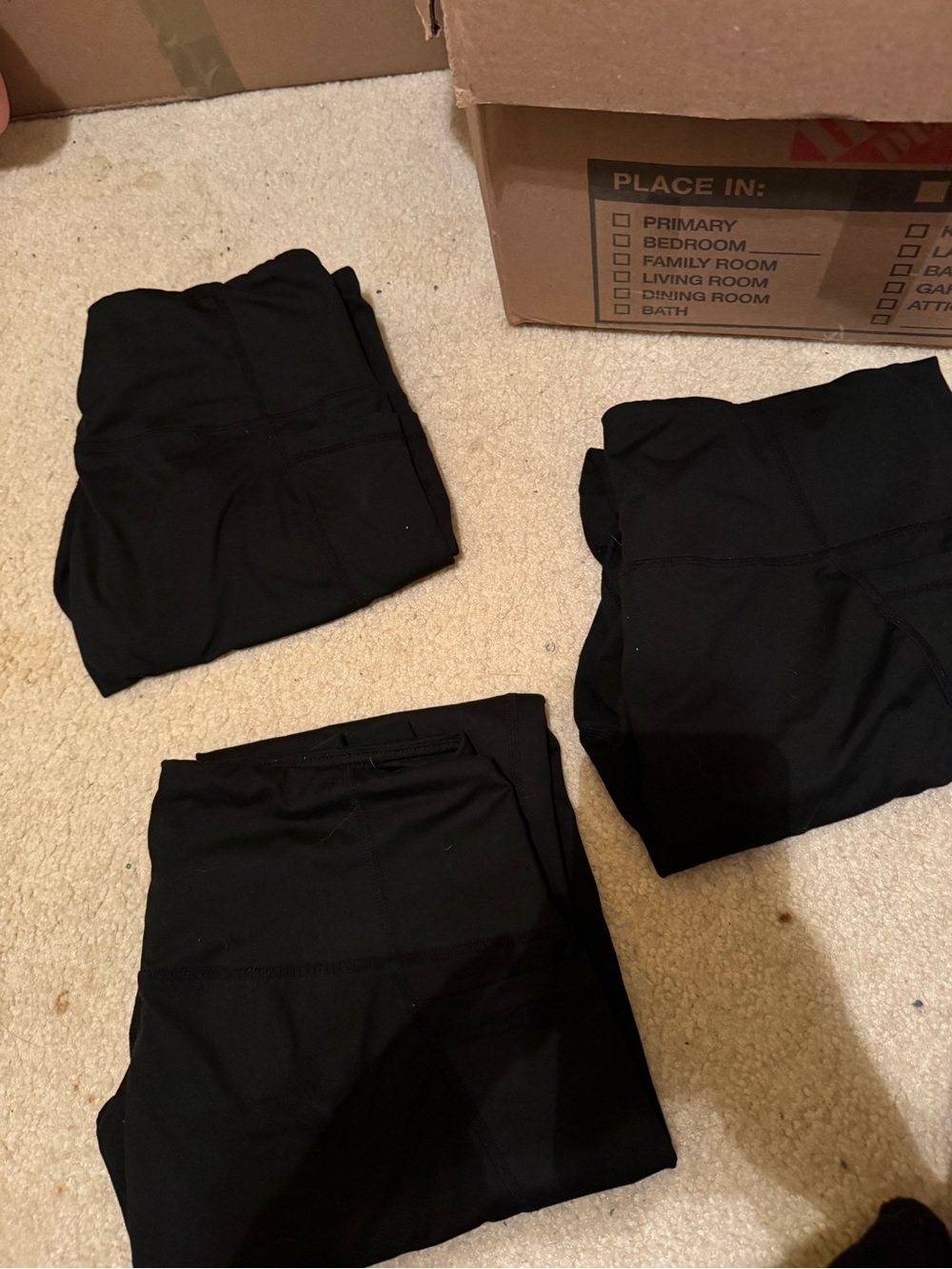 Women's Black Solid Jegging Leggings Size L Regular Bundle of 3